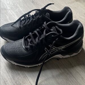 NEW Asics GEL-Netburner Ballistic Womens Volleyball Shoes Black/Gray Size 7
